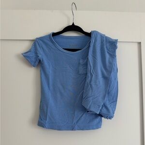 Kyte BABY Periwinkle Toddler Short Sleeve Pajamas